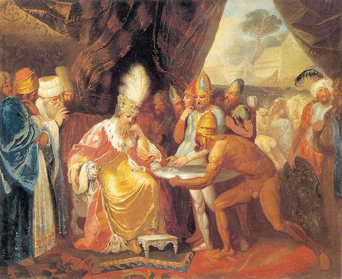 Franciszek Smuglewicz Scythians meeting with Darius